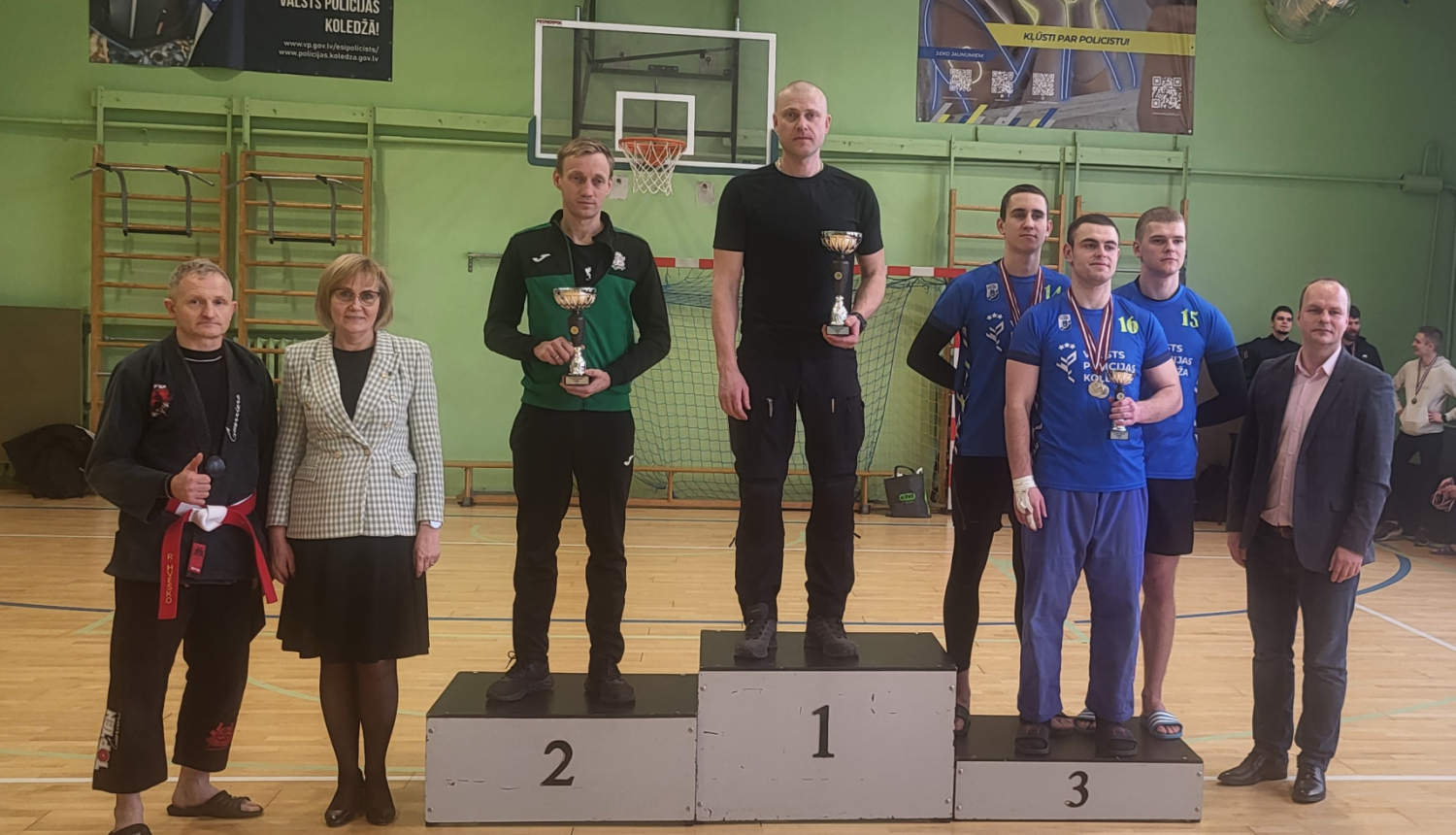 Iekšlietu ministrijas atklātā čempionāta  un Valsts policijas čempionāta  sacensības tuvcīņā