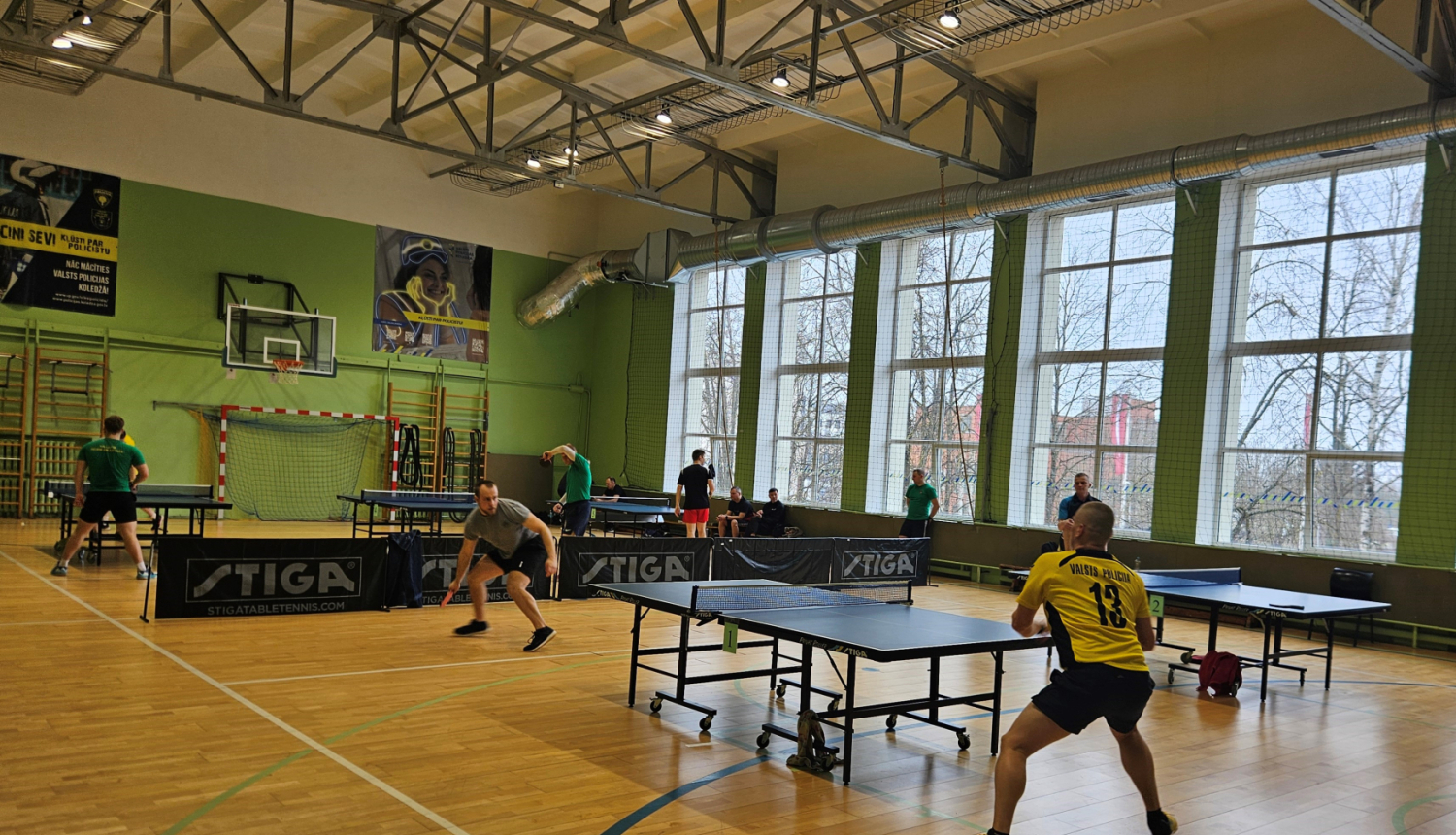 Iekšlietu ministrijas čempionāta sacensībās galda tenisā  uzvar Valsts robežsardzes komanda