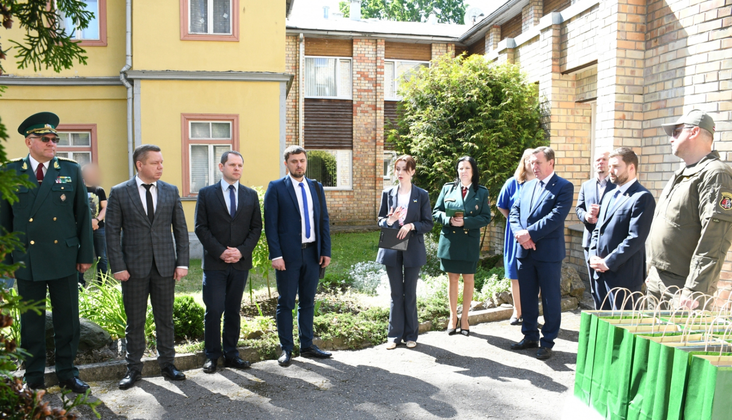 Iekšlietu ministrijas veselības un sporta centra nodaļā “Dzintari uzņem Ukrainas robežsargus