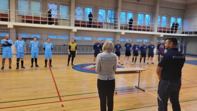 Valsts policijas čempionāta sacensībās futbolā telpās 