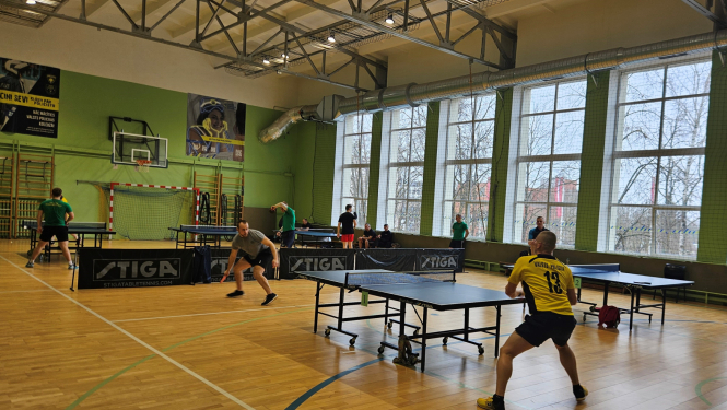 Iekšlietu ministrijas čempionāta sacensībās galda tenisā  uzvar Valsts robežsardzes komanda