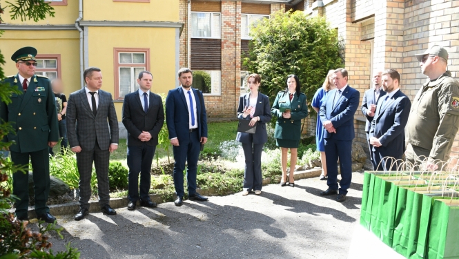 Iekšlietu ministrijas veselības un sporta centra nodaļā “Dzintari uzņem Ukrainas robežsargus