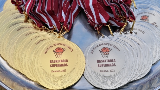 Basketbola Supermača sudraba un zelta medaļas