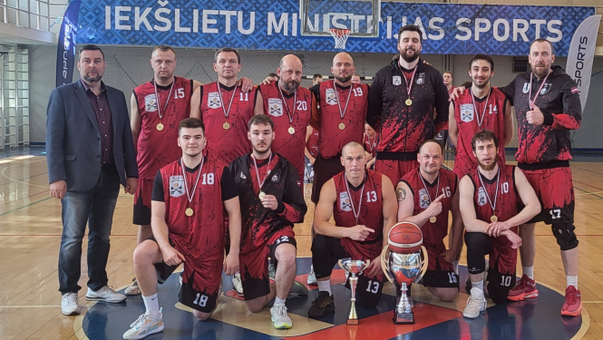 Iekšlietu ministrijas 2026.gada čempionāta sacensību basketbolā uzvarētāju komanda