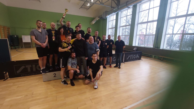 Iekšlietu ministrijas čempionāta sacensībās galda tenisā 