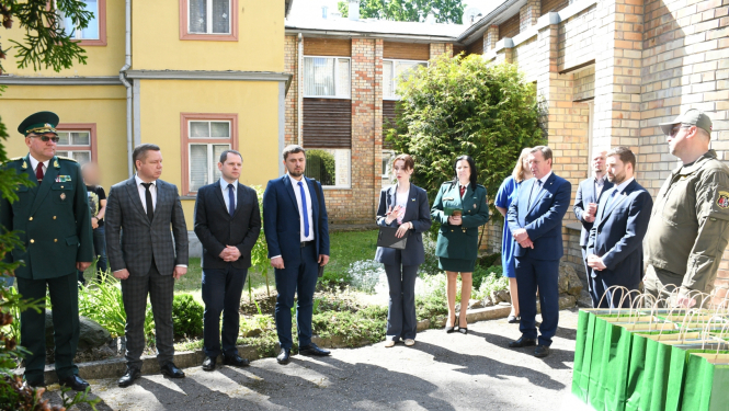 Iekšlietu ministrijas veselības un sporta centra nodaļā “Dzintari uzņem Ukrainas robežsargus