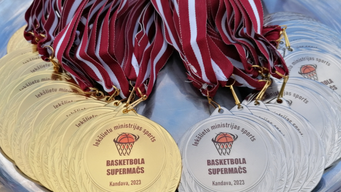 Basketbola Supermača sudraba un zelta medaļas