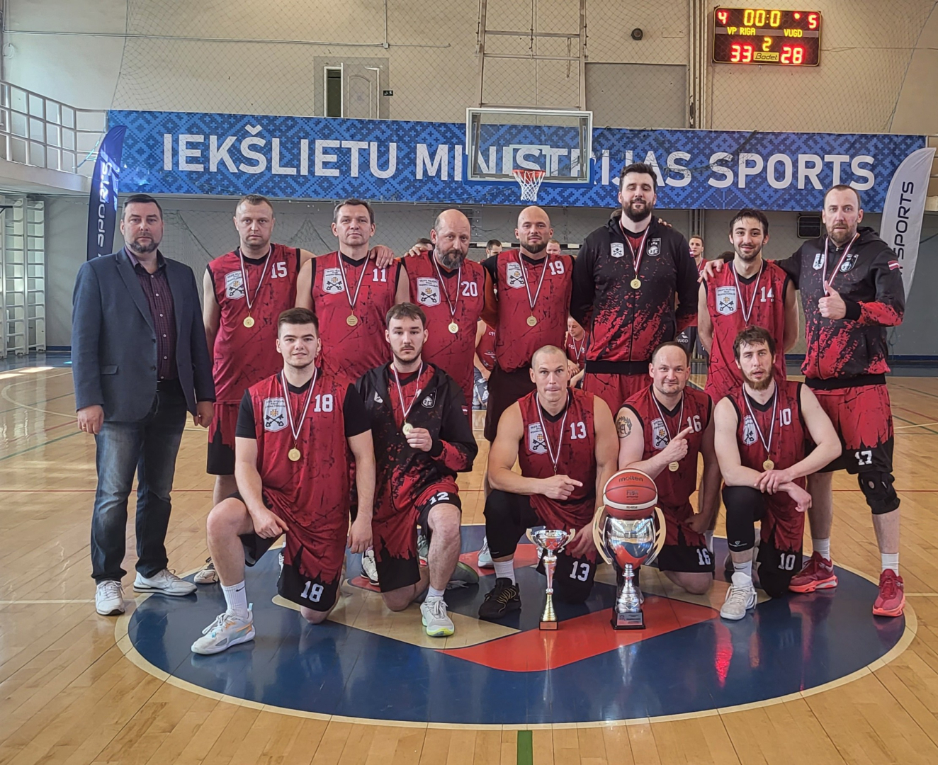 Iekšlietu ministrijas 2026.gada čempionāta sacensību basketbolā uzvarētāju komanda
