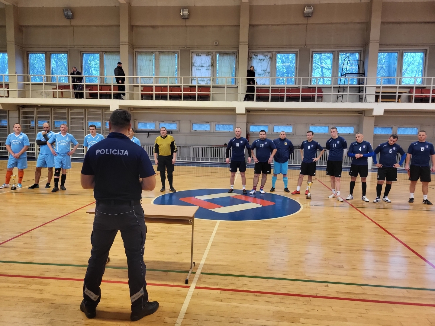 Valsts policijas čempionāta sacensībās futbolā telpās