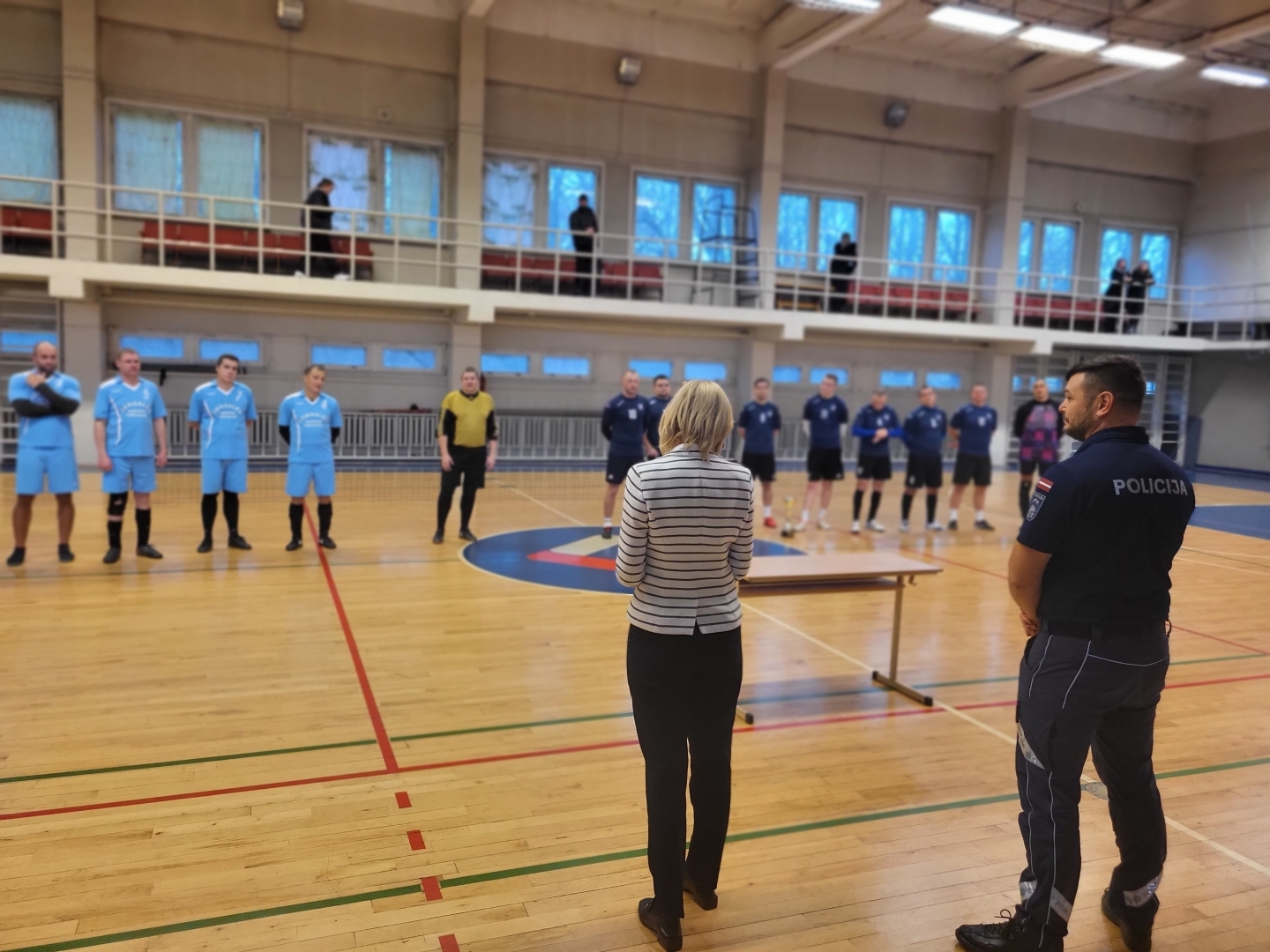 Valsts policijas čempionāta sacensībās futbolā telpās