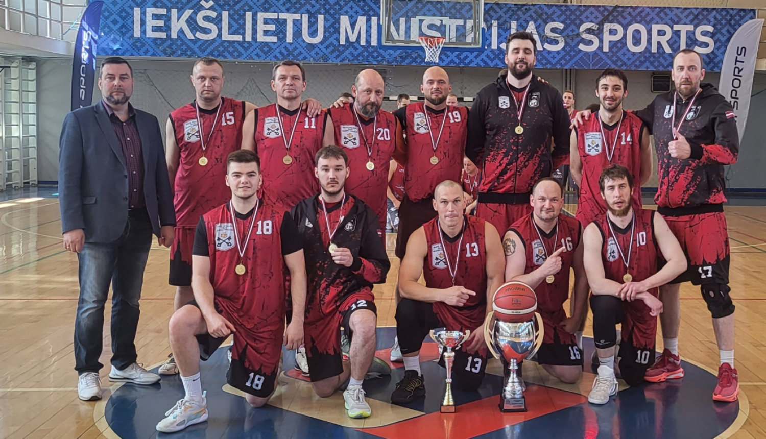 Iekšlietu ministrijas 2026.gada čempionāta sacensību basketbolā uzvarētāju komanda