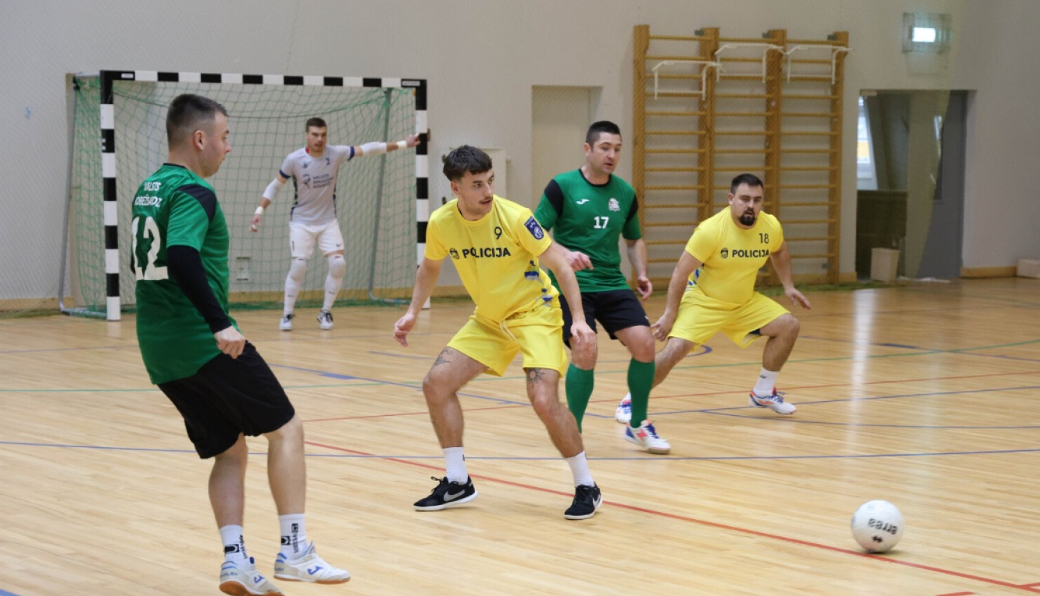 Iekšlietu ministrijas čempionāta sacensības telpu futbolā