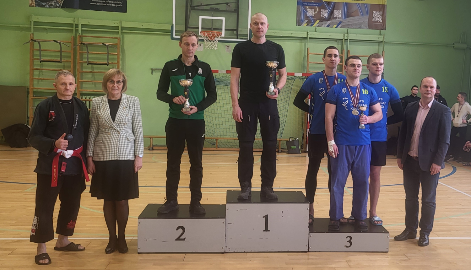 Iekšlietu ministrijas atklātā čempionāta  un Valsts policijas čempionāta  sacensības tuvcīņā