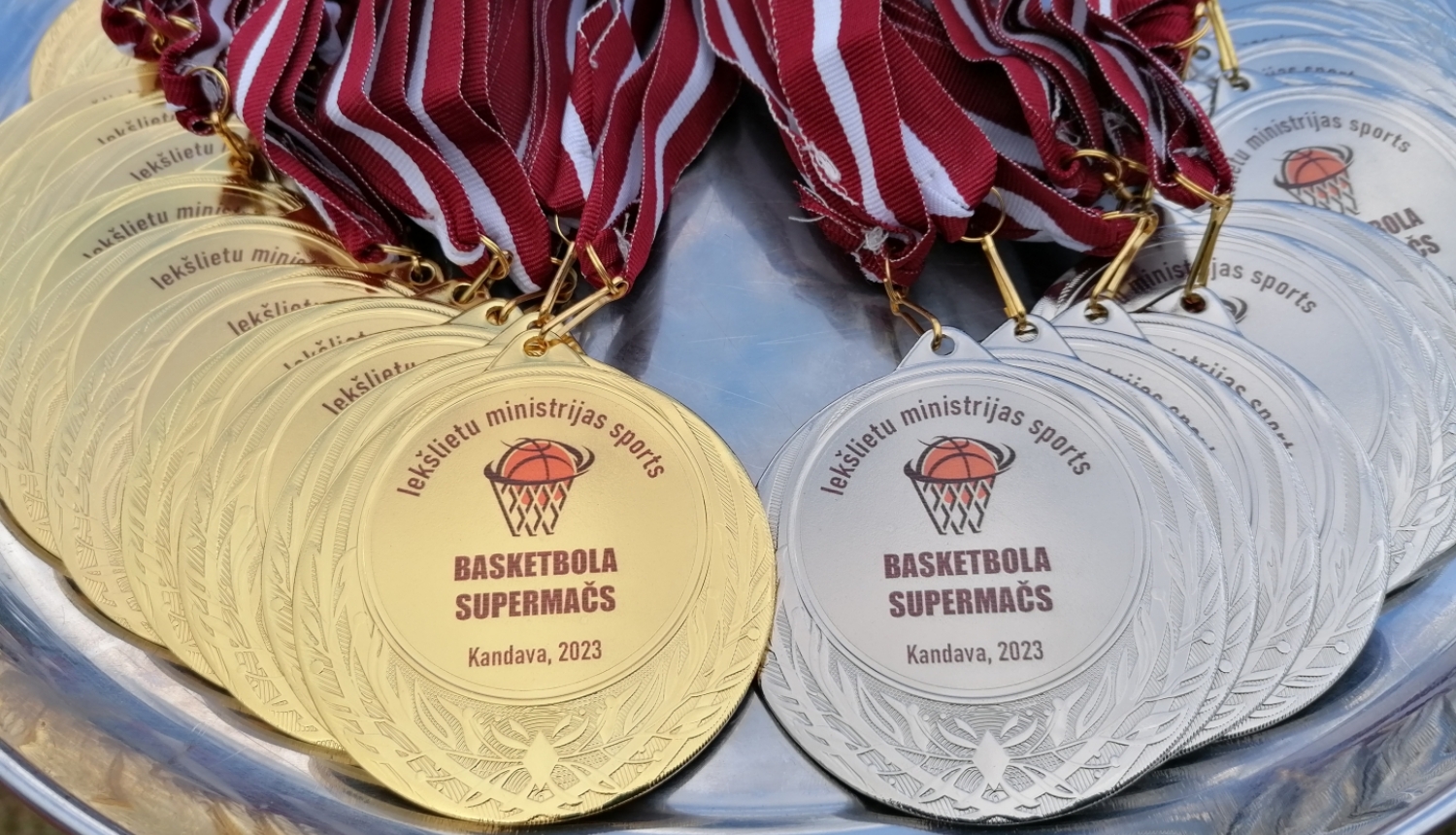 Basketbola Supermača sudraba un zelta medaļas